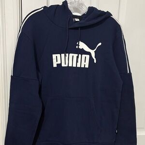 PUMA Men's Dark Blue Pullover Sweater